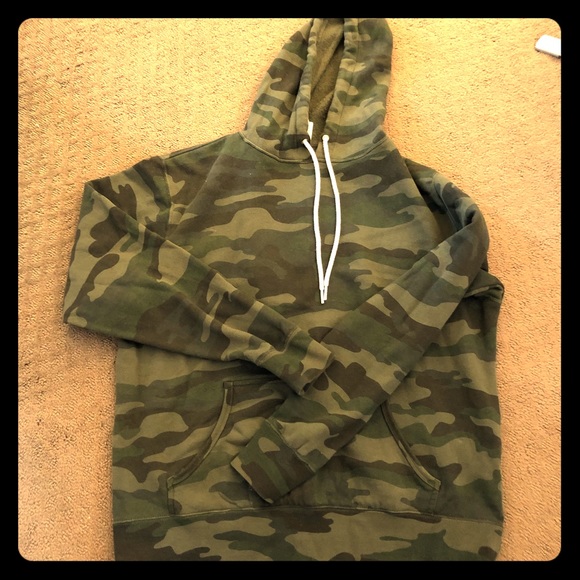 camo fleece hoodie